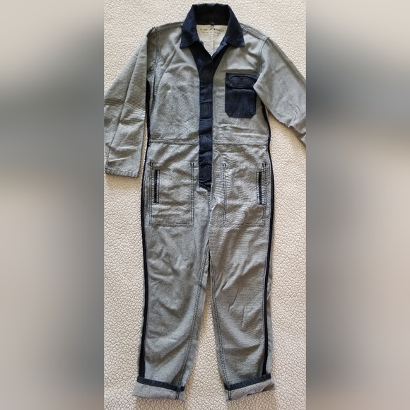 OAK & ACORN Reversible Rebelle Denim Coveralls Sz S US 8-10 Org $350 - Picture 7 of 12